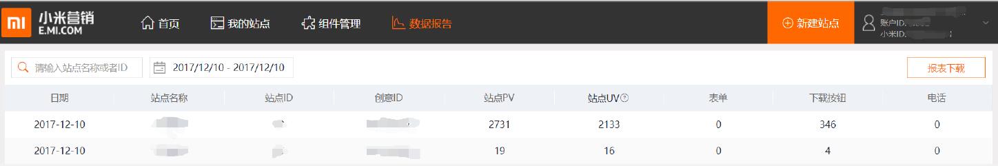 小米廣告投放