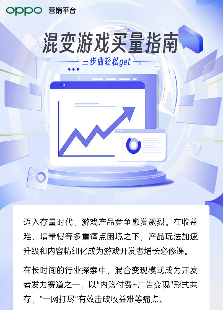 混變游戲買量指南，三步曲輕松get | OPPO廣告投放平臺