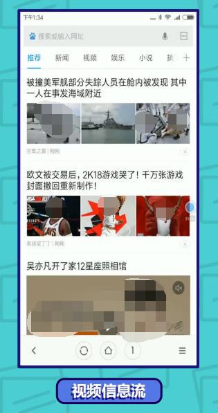 視頻信息流
