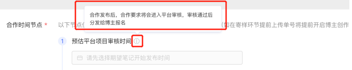 小紅書廣告合作時間節點
