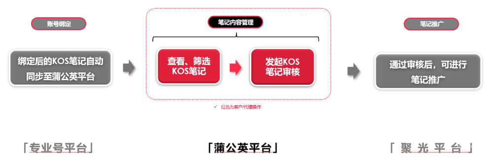 小紅書KOS筆記內容管理流程