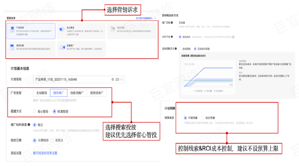 小紅書搜索廣告推廣操作說明，小紅書搜索廣告推廣投放案例