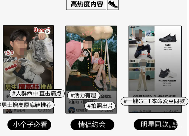 小紅書剛剛厚底鞋高熱度內容